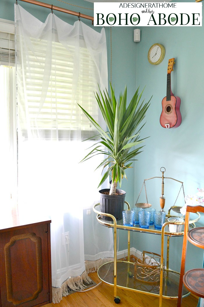 styled-bar-cart-sheer-accented-curtains