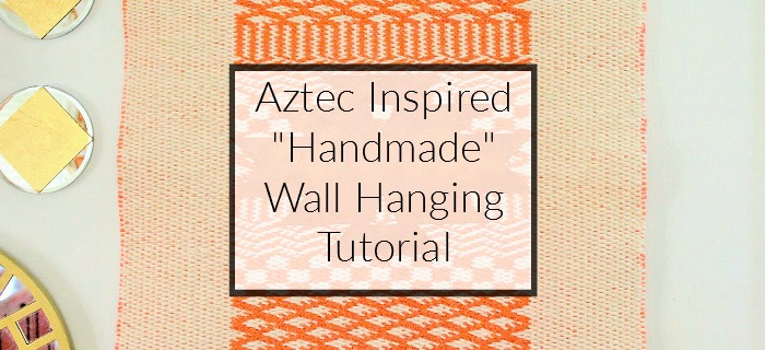aztec inspired handmade wall hanging tutorial