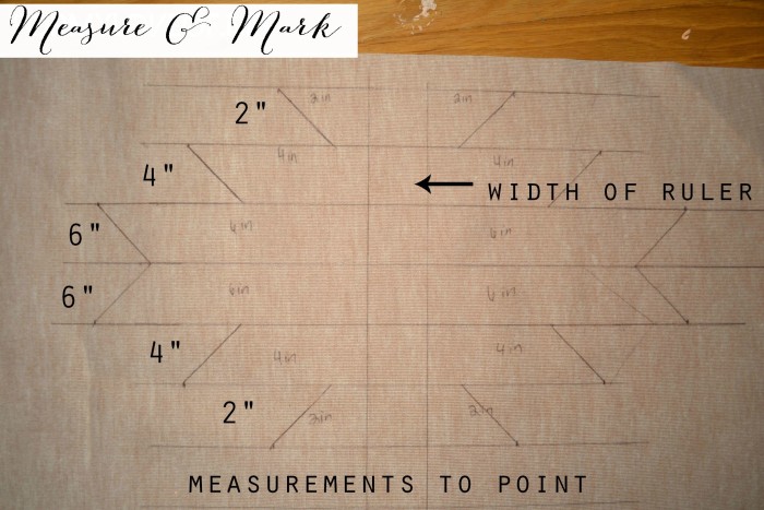 measurments for aztec mexican diamond