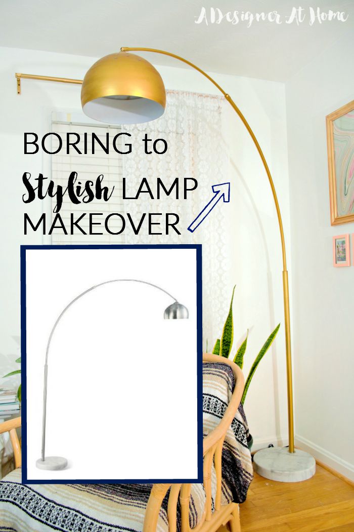 a basic boring lamp made over to fit in with vintage decor