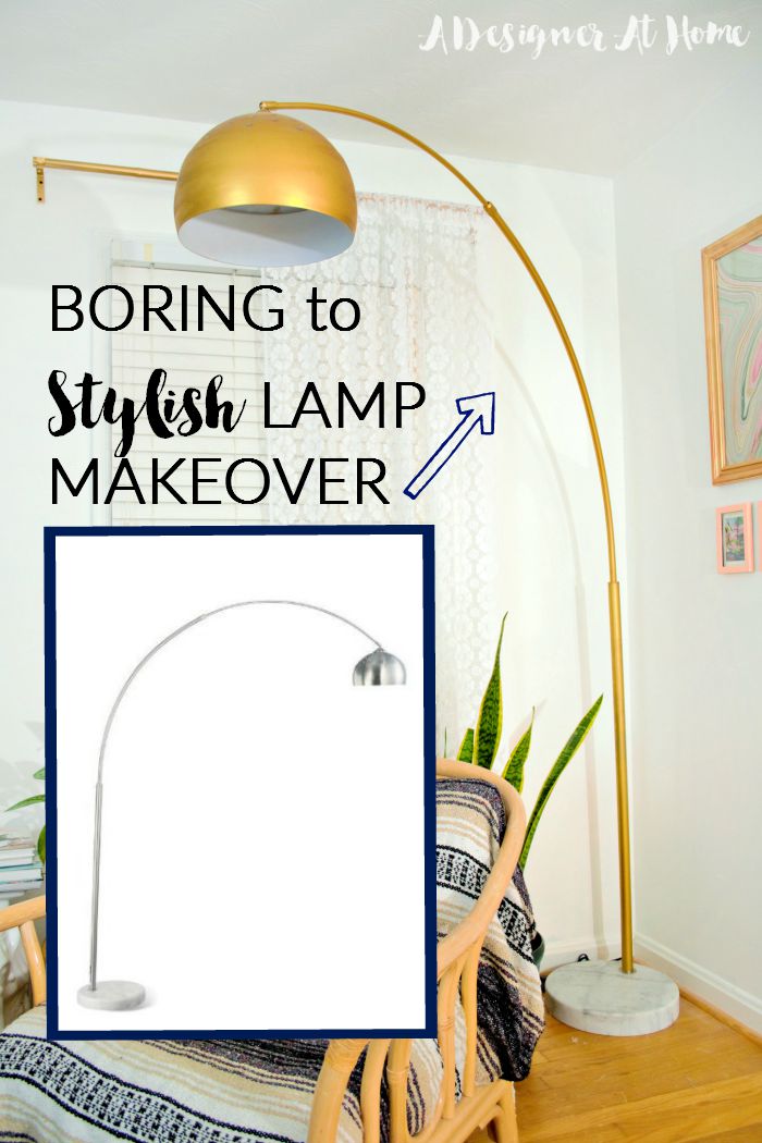 Diy arched floor clearance lamp