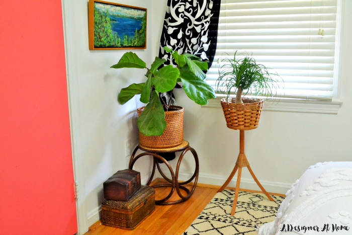 Bohemian Master Bedroom in a Small Home- Room Reveal (lots on DIY and vintage finds!)