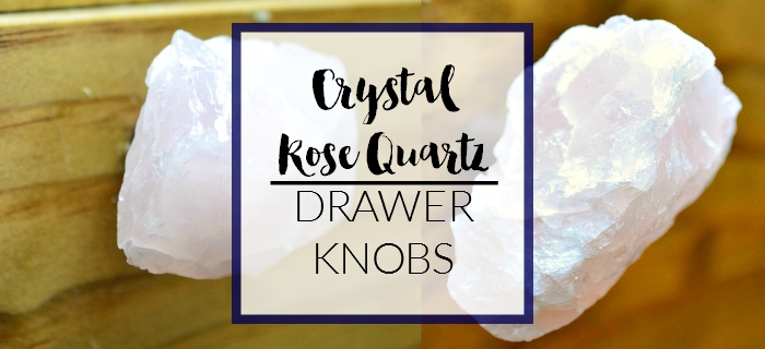 crystal rose quartz drawer pulls knobs (a designer at home)