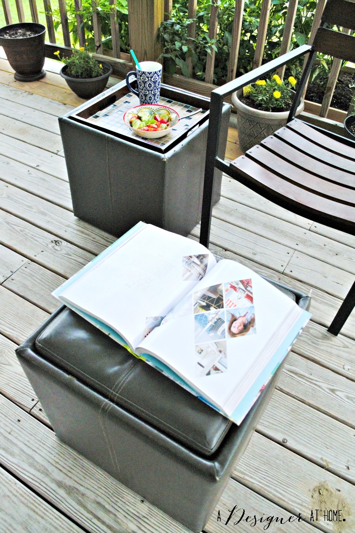 flip top ottomans are great triple function furniture especially when tiling the trays because they wear better with use