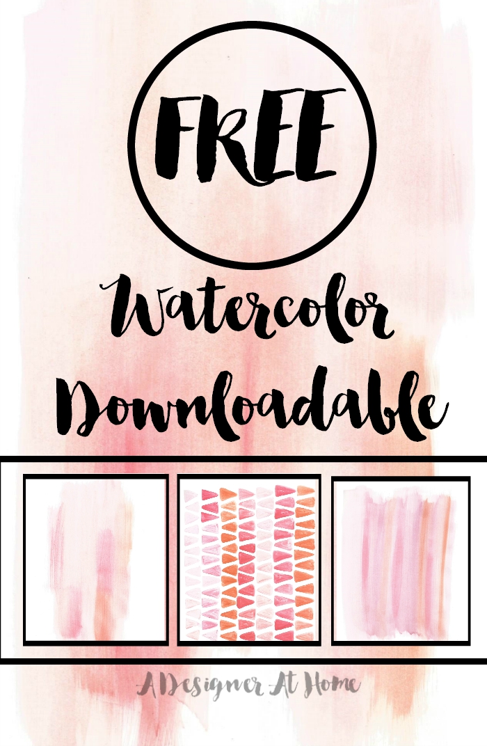 gotta save this for later! free watercolor downloadable I can def use this