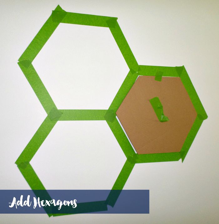 adding additional hexagons to wall