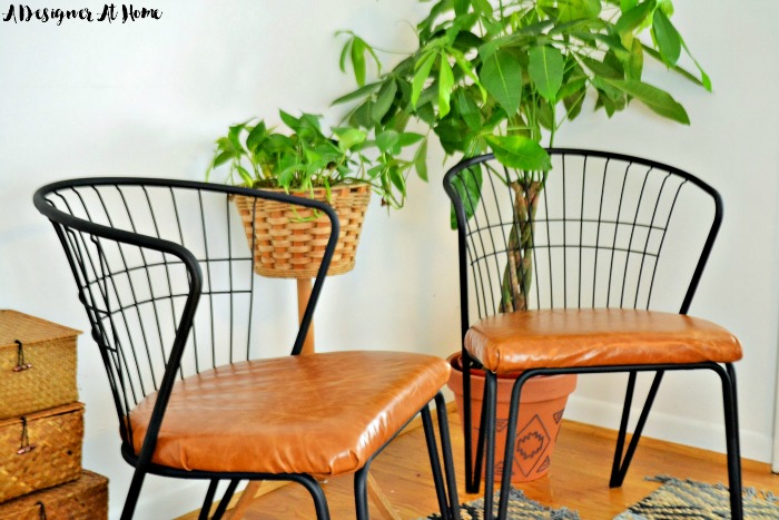 black-and-leather-vintage-retro-chairs