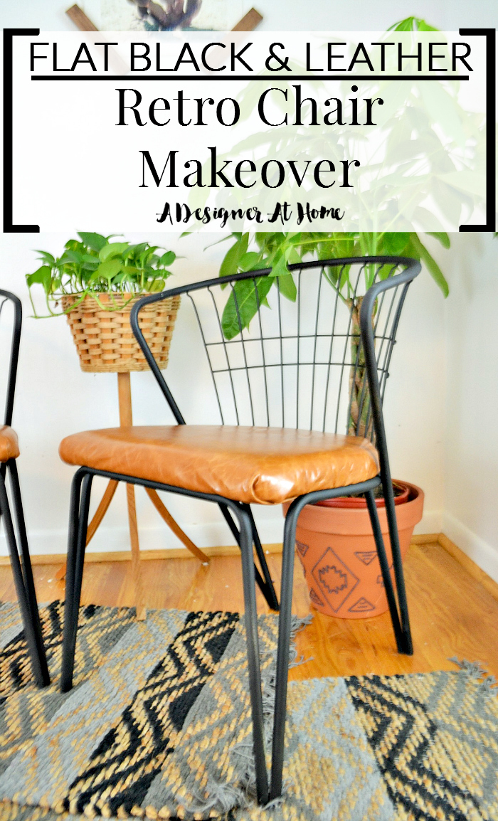 Vintage Retro Chair Pair Makeover