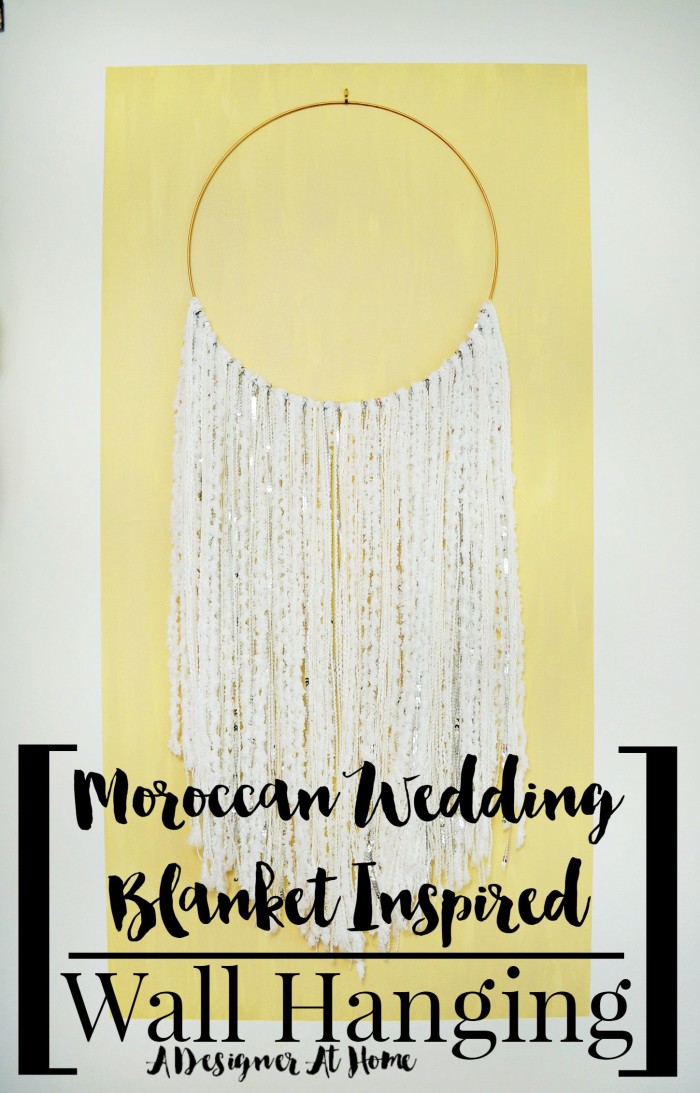 How I Made It Moroccan Wedding Blanket Inspired Wall