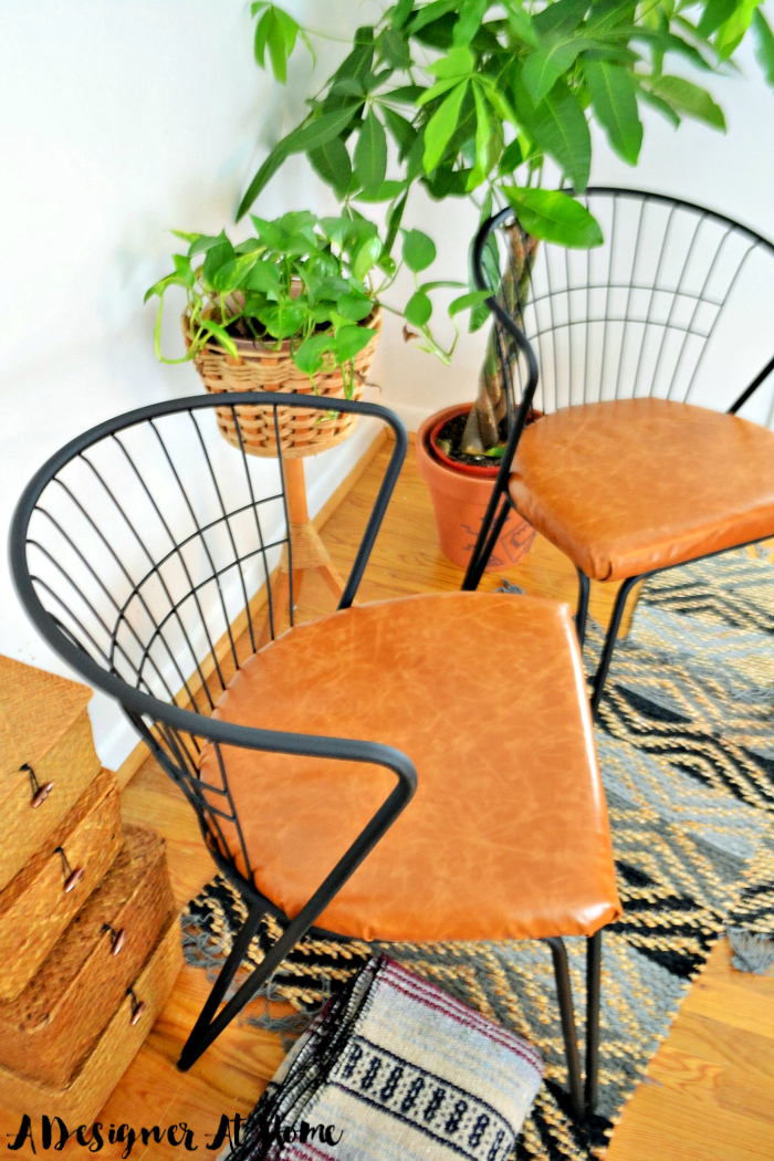 Vintage Retro Chair Pair Makeover