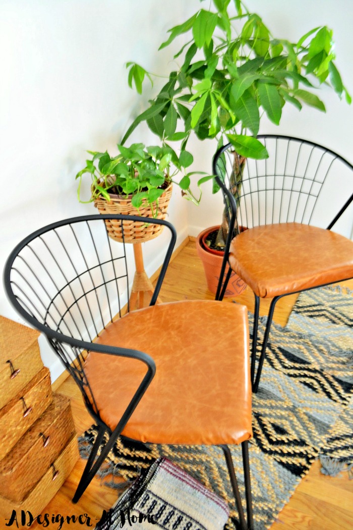 Vintage Retro Chair Pair Makeover