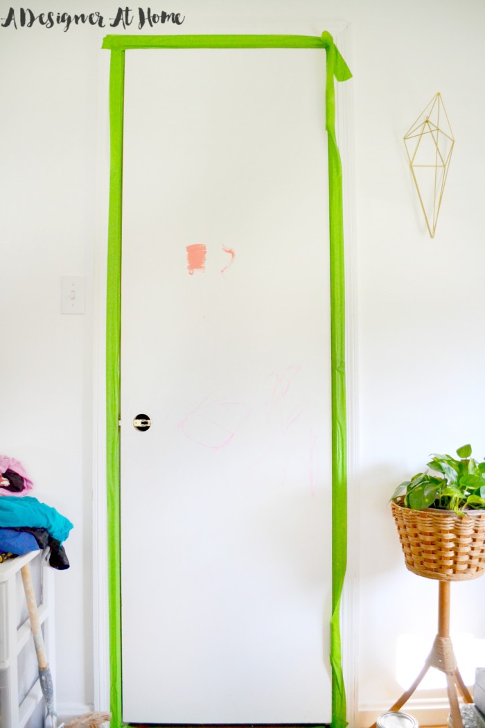 tape-out-door-from-frame-how-to-paint-a-door-without-removing-it-from-the-hinges