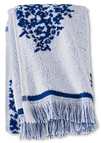 blue-fringe-bath-towel