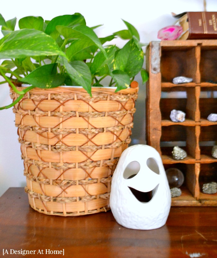 Searching thrift stores for the perfect happy dose of halloween. found it in this sweet goofy ghost head. Thinking of putting incense or a tea light inside.