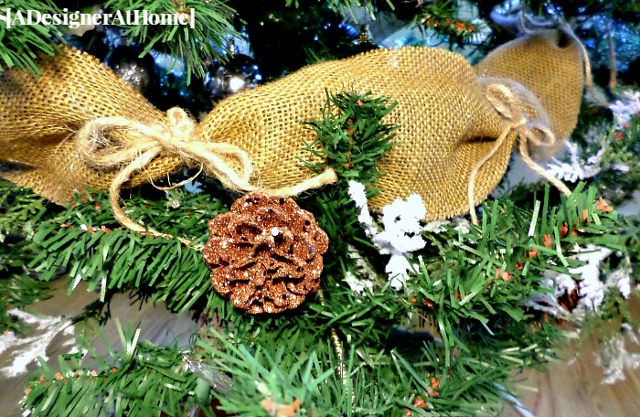 Burlap and Twine Holiday Garland tutorial