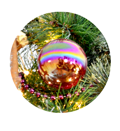 vintage swirl ornament