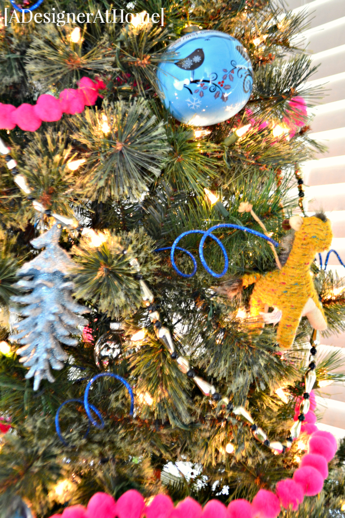 colorful, whimsical, bohemian Christmas Tree