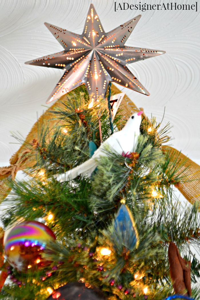 colorful, whimsical, bohemian Christmas Tree