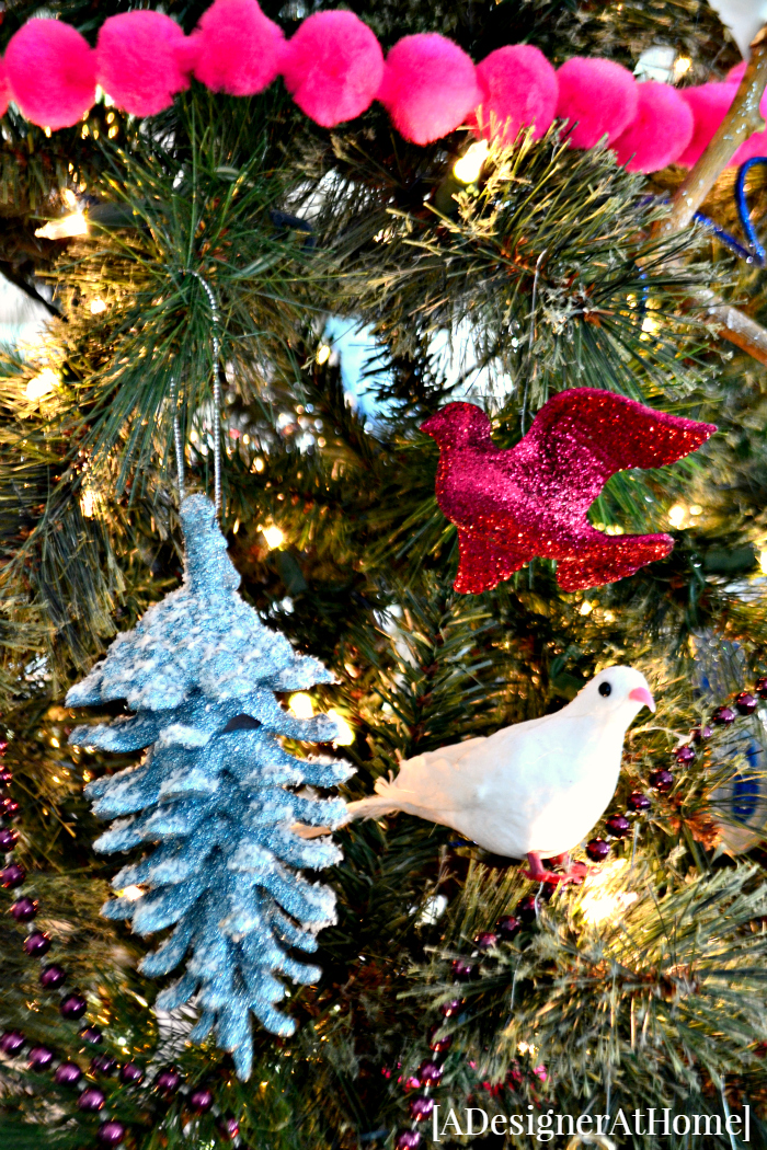 colorful, whimsical, bohemian Christmas Tree