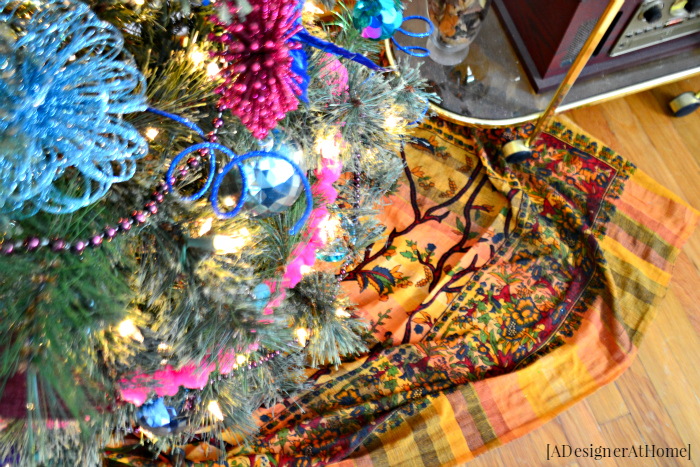 colorful, whimsical, bohemian Christmas Tree