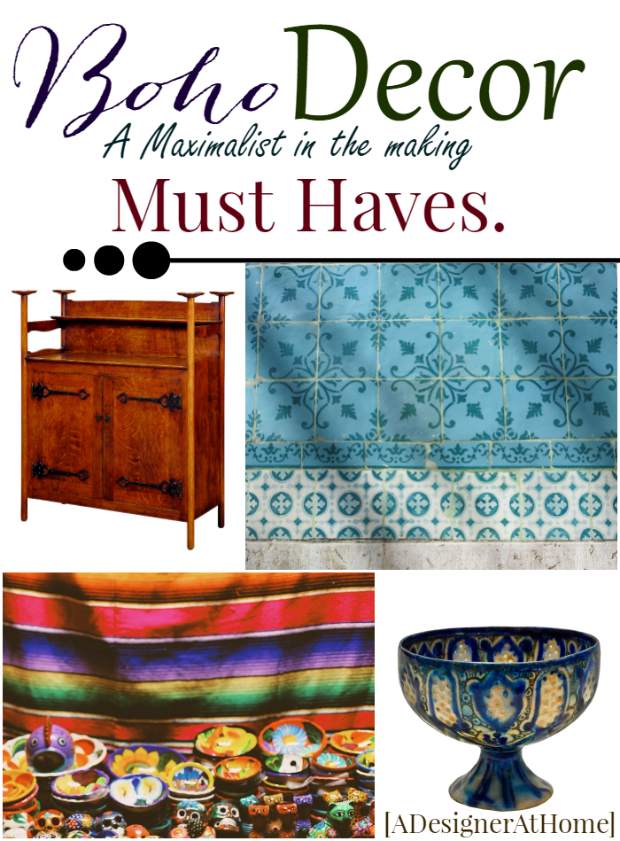 Boho Decor - a maximalist in the making's must haves