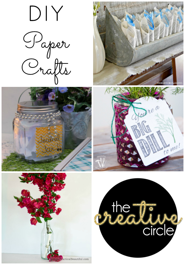 DIY paper crafts from The Creative Circle Link Up