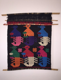 Vintage Guatemalan Woven Wall Hanging