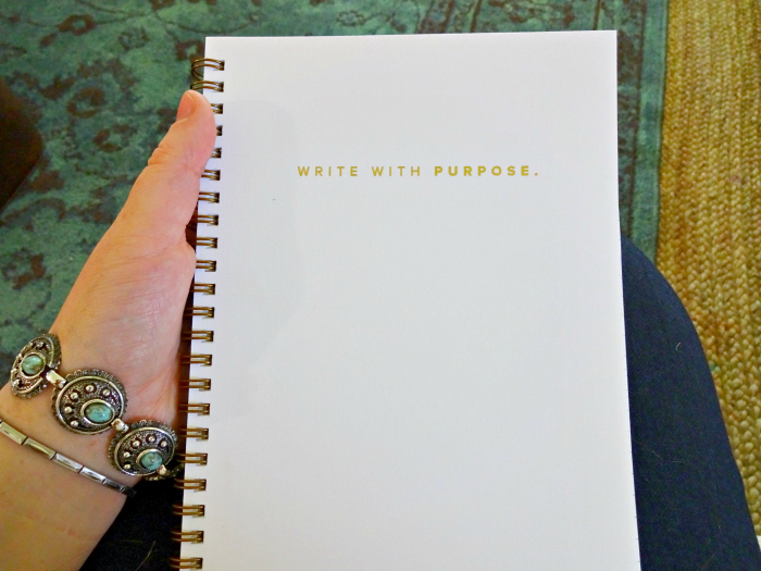 write with purpose A Designer At Home blogger's planner and focus