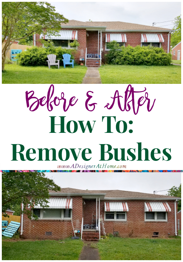 How To Remove Bushes Expand your landscaping and curb appeal options by removing old unruly bushes