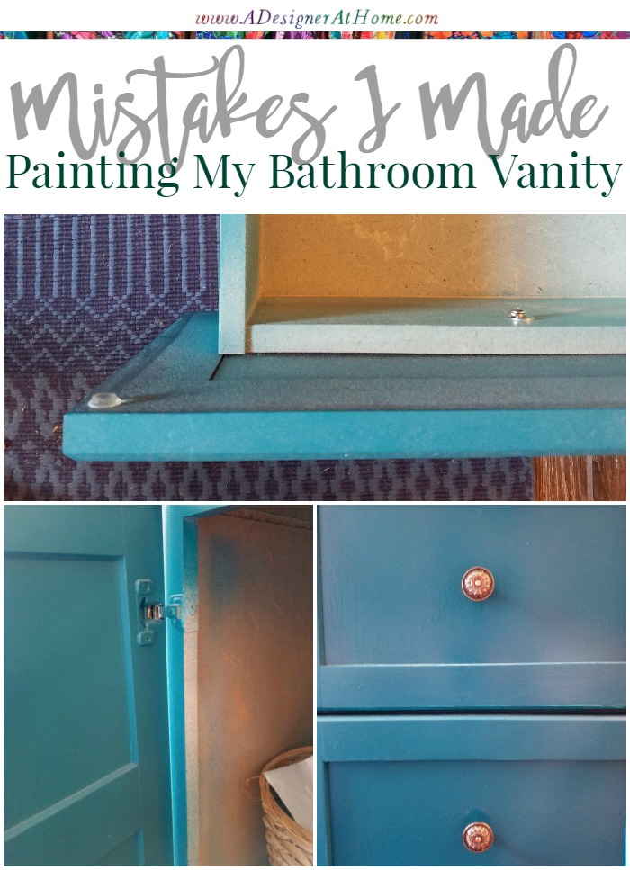 3 mistakes i made painting my bathroom vanity