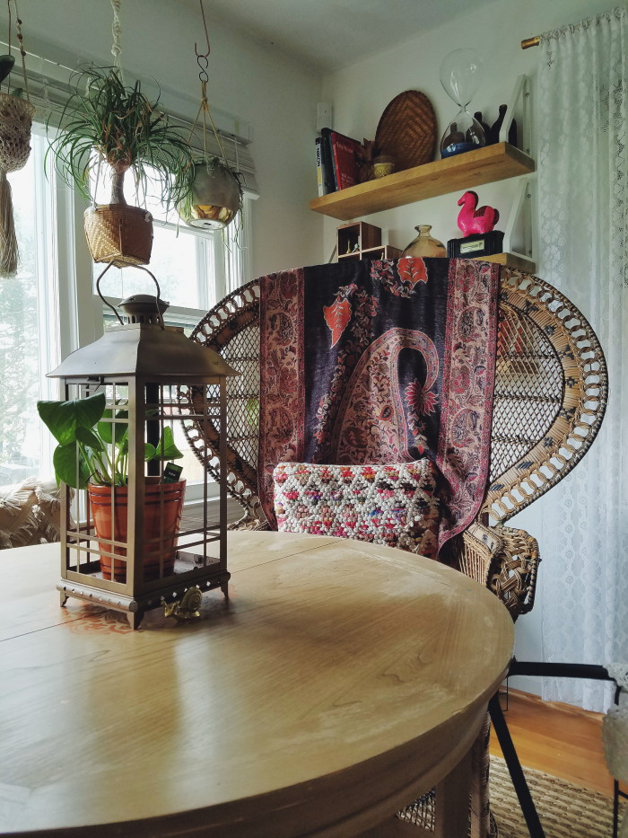 bohemian cozy and warm fall home tour