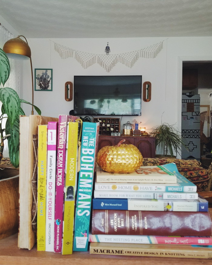 bohemian cozy and warm fall home tour