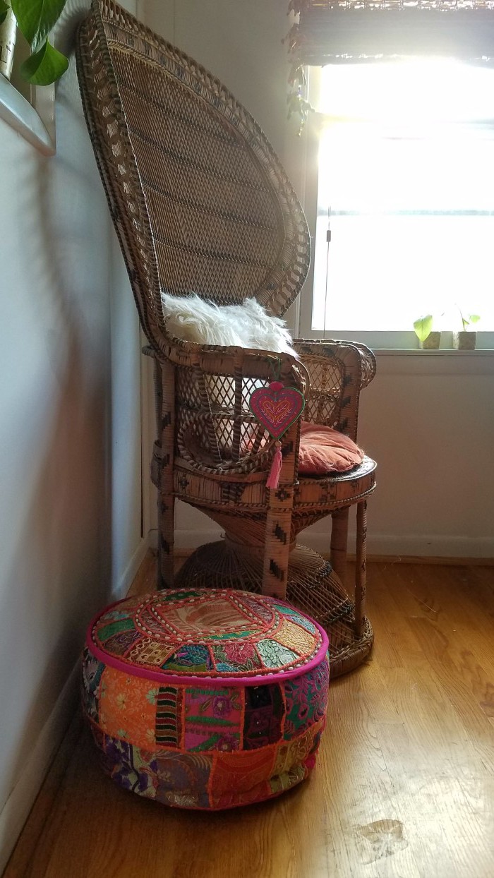 Plant Filled and Focused | Pink and Green | Tropical and Modern | Global and Thrifted | Dining Room | Airy Bohemian Dining Room Decor | Eclectic Boho Cali Style