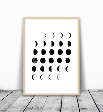 Moon Phase Print