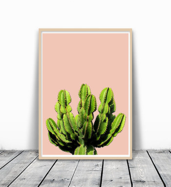 Minimalist Cactus Print