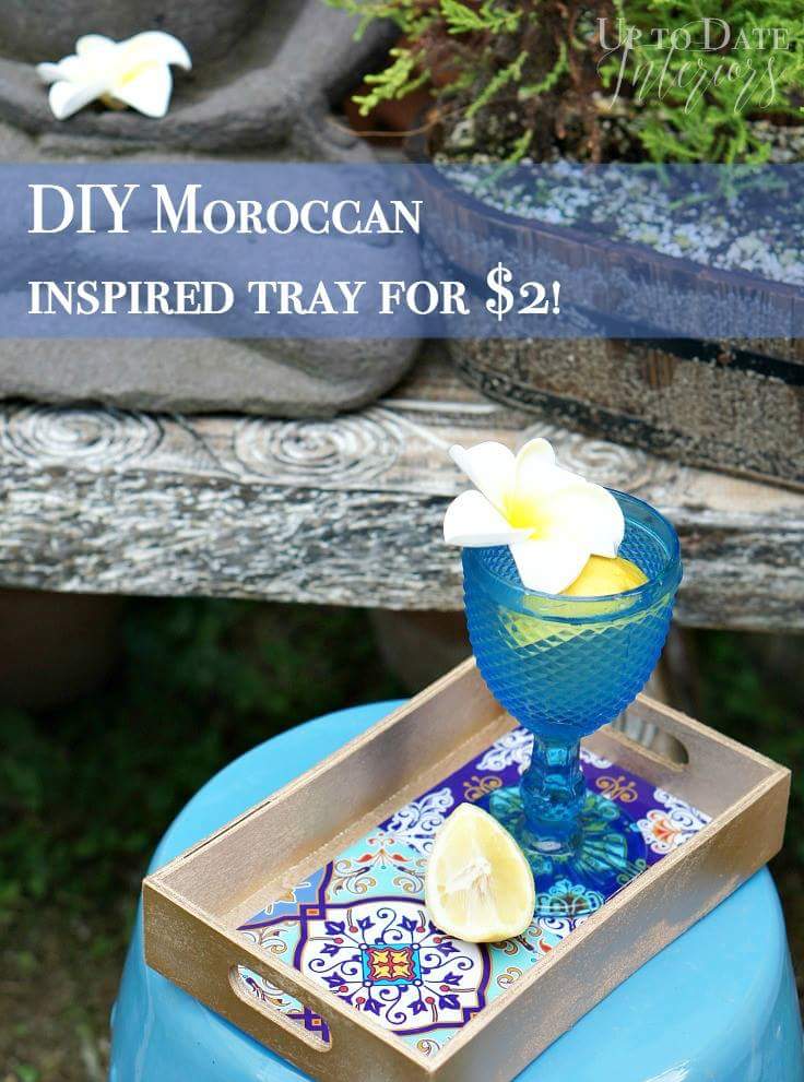 $2 Moroccan Inspired Tray