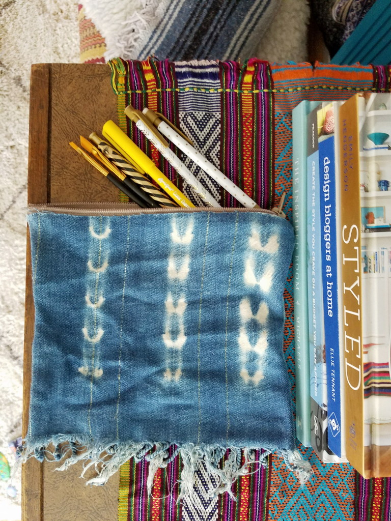 AFRICAN MUDCLOTH PENCIL POUCH TUTORIAL