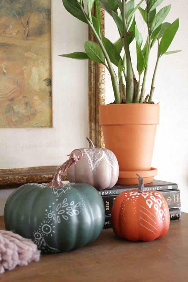 House Homemade: Henna Inspired Pumpkins Tutorial
