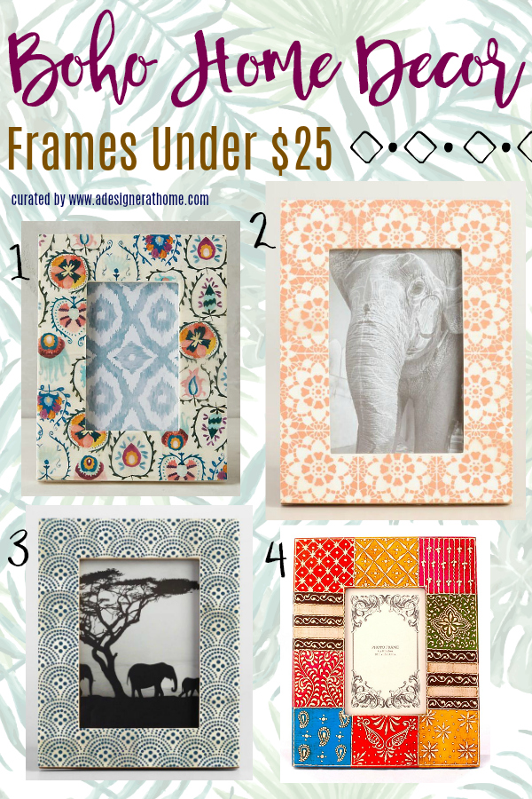 Budget Boho Picture Frames Under $25