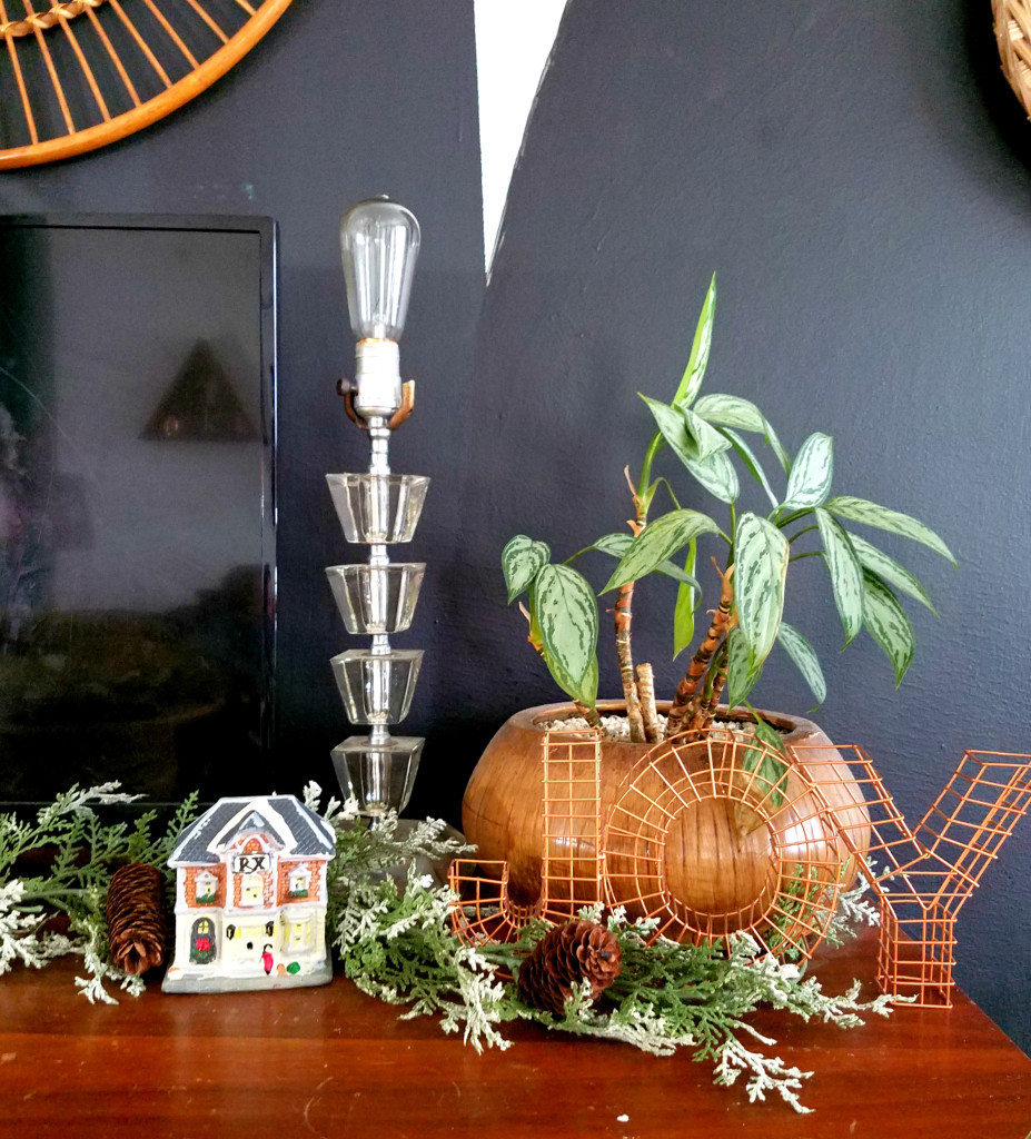 Bohemian Christmas decorated Home