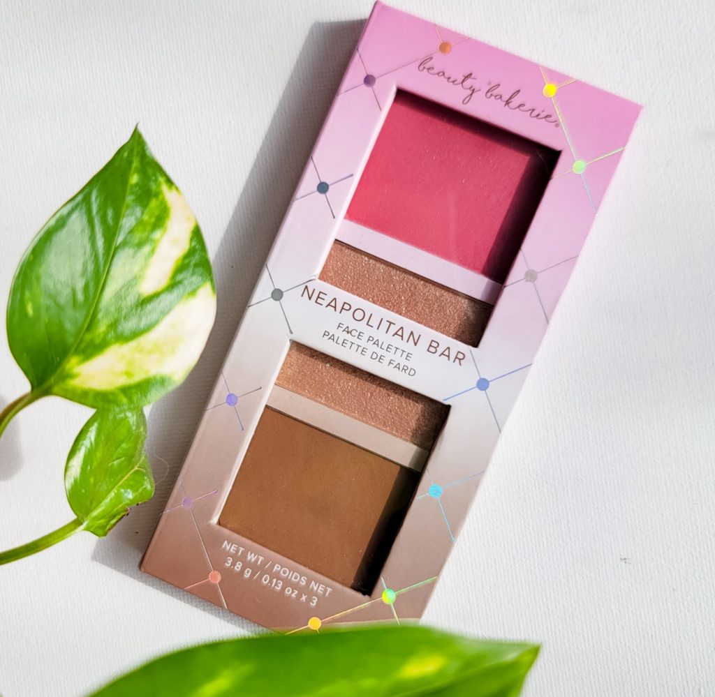 Beauty Bakerie Neopolitan Bar Blush, Highlight and Bronzer Palette