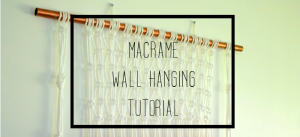 make it yourself macrame wall hanging