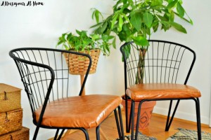 Vintage Retro Chair Pair Makeover