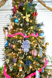 colorful, whimsical, bohemian Christmas Tree