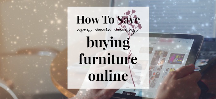 how to save more money buying furniture online