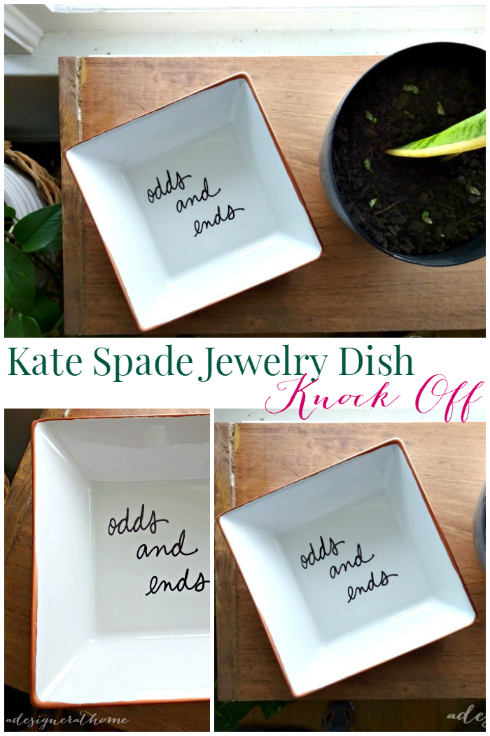 kate spade jewelry dish knock off featuring odds and ends via a designer at home