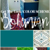 Get The Look Bohemian Bathroom Teals And Reds And Plants For Any Room