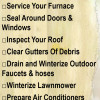 Fall Preparation Home Checklist
