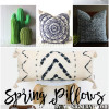 Decorating Bohemian: Spring 2017 Favorite Pillows and Throws