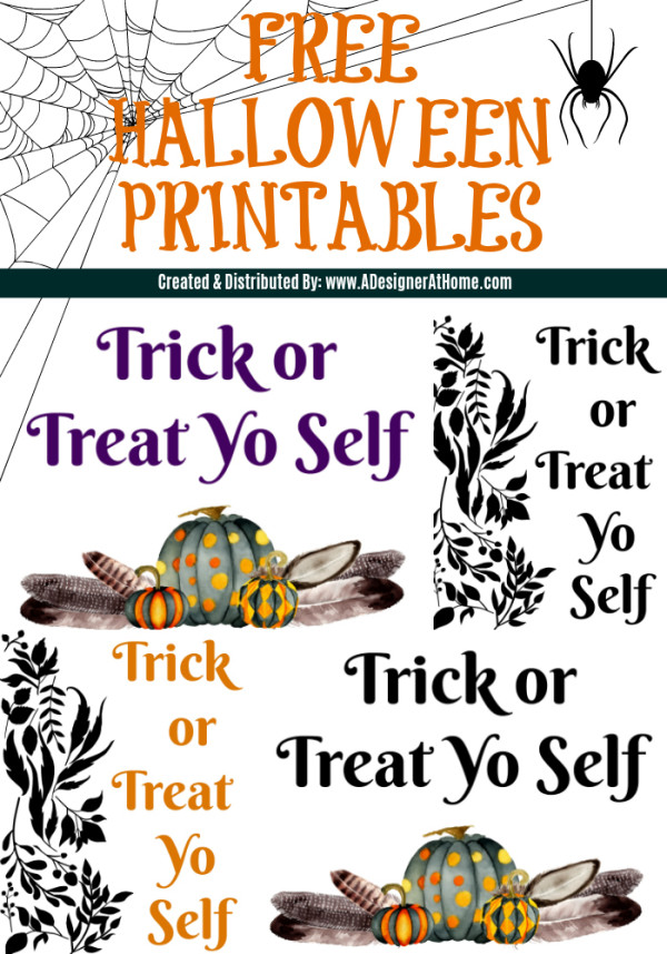 Free Halloween Printables - A Designer At Home